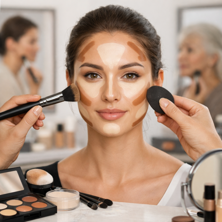 Contouring visage — Guide pas à pas pour un résultat naturel